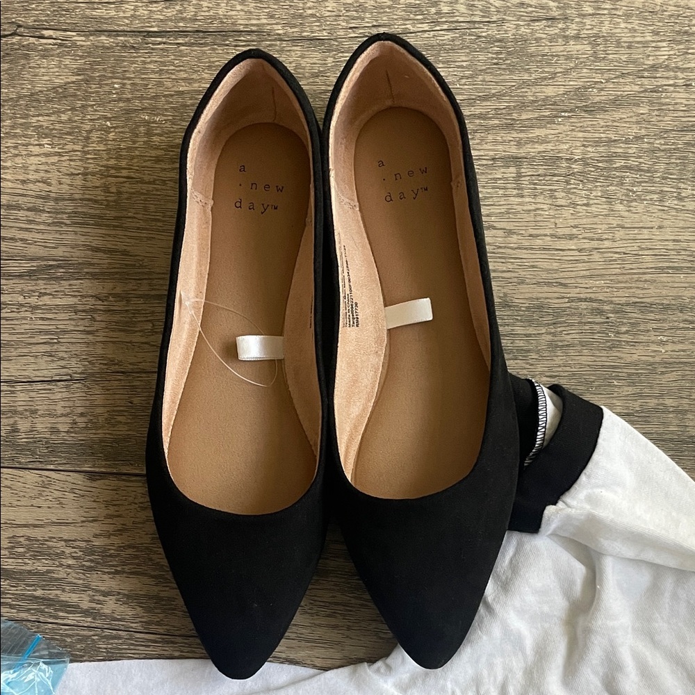 A New Day Women's Classic Black Flats